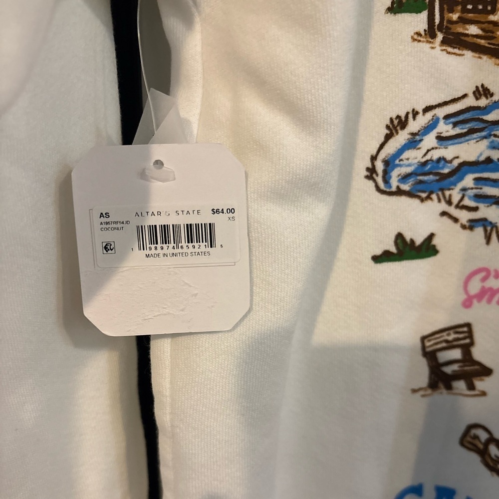 Altar’d State Camping Sweatshirt NWT - Picture 5 of 5